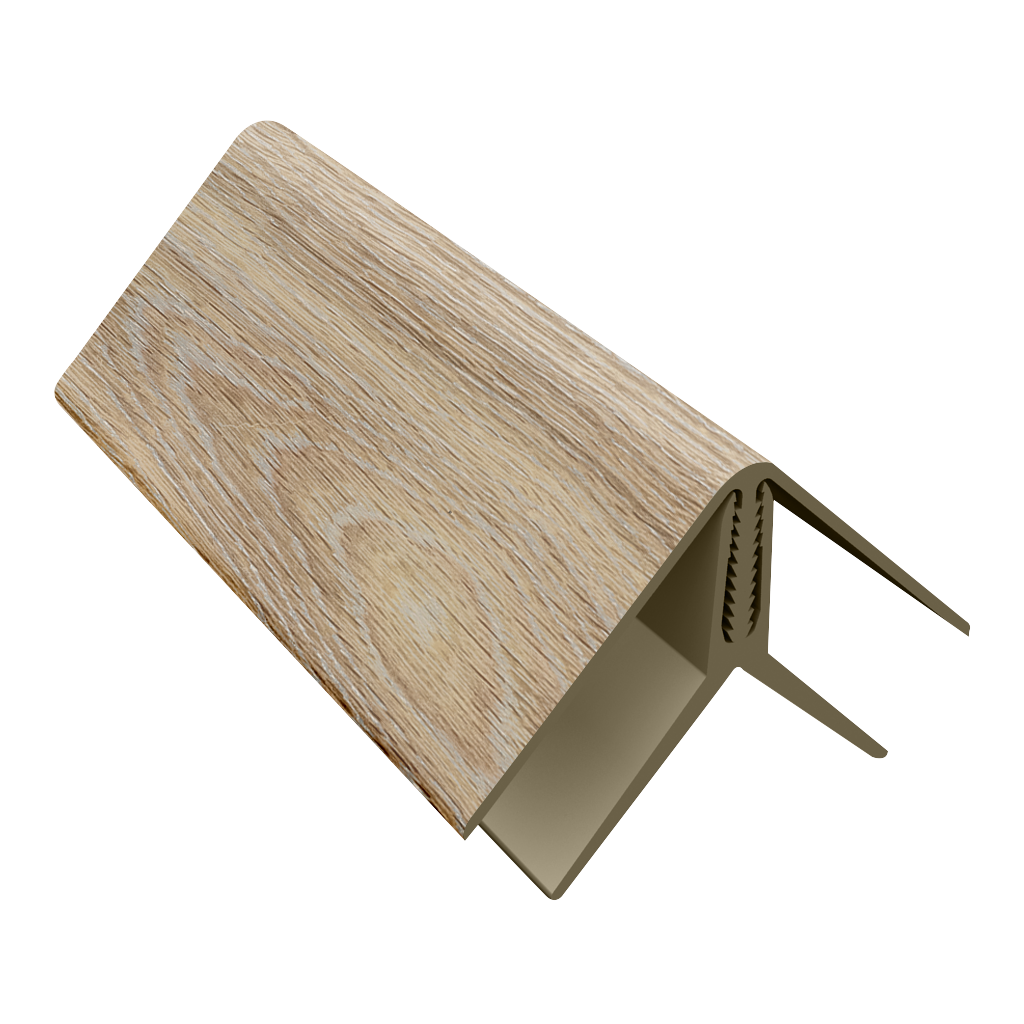 Barnwood Grey-2-Part Internal / External Corner Trim-Upvc-3m