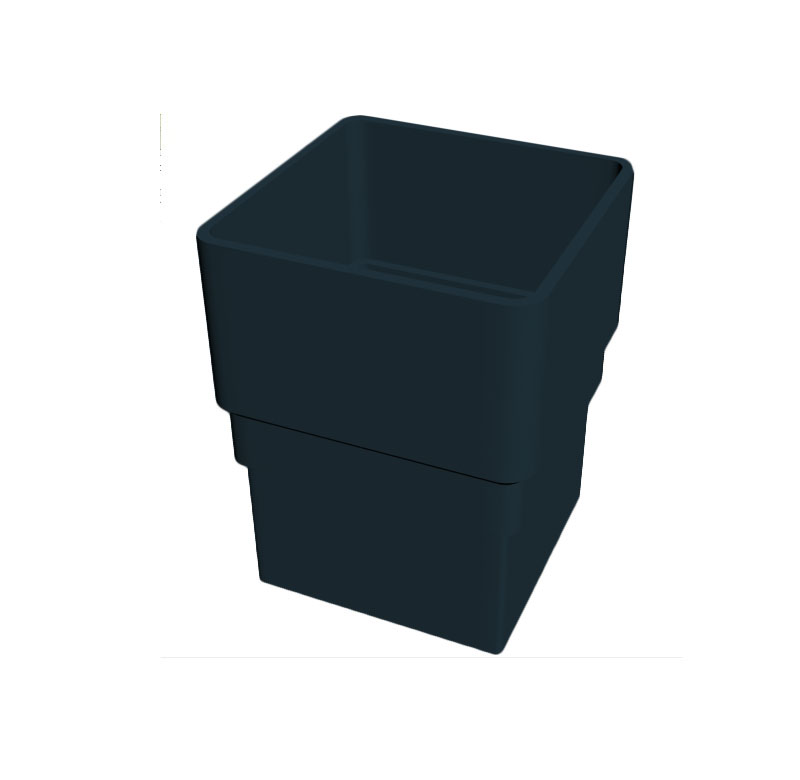 Black Squareline Downpipe Joint