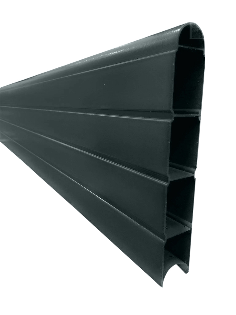 Anthracite Grey Subtle Grained Upvc-Fencing Panel-1828mm x 300mm