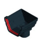 Anthracite Grey Ogee Guttering Stop End Outlet