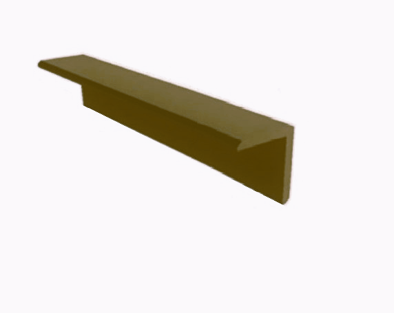 Decking Angled Edge Trim Brown 2.9m