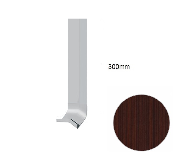 Mahogany Fascia Board External-135 Deg Joint Subtle Grained