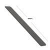 Black Ash Fascia Board End Cap-Subtle Grained