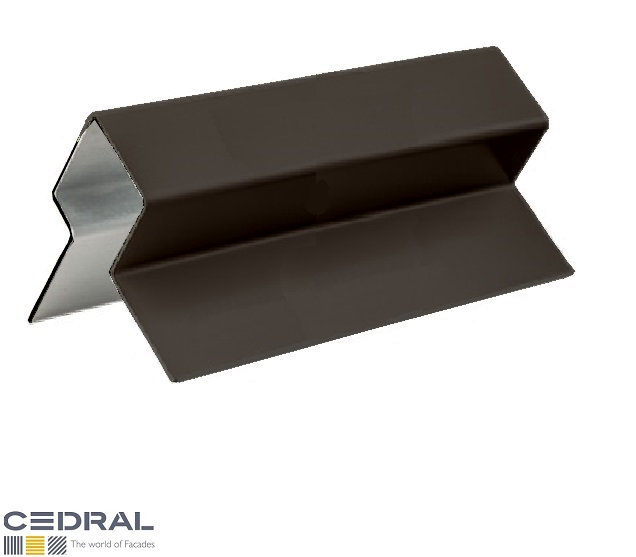 CEDRAL-Click External Corner Trim 3m-Forest Grey-C60