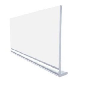 White Cover Over Ogee Edge Fascia Board - 100mm Fascia Board