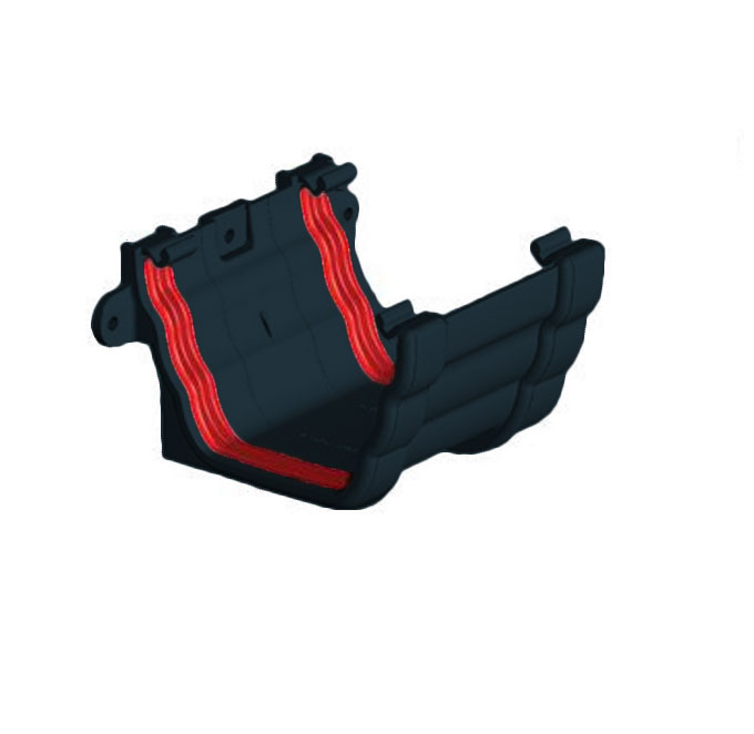 Anthracite Grey Ogee Guttering Union