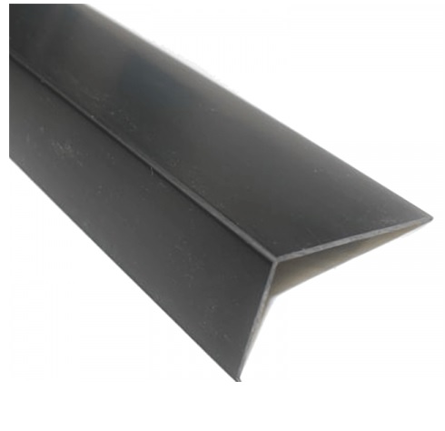 Anthracite Grey Durasid Cladding Aluminium Reveal Corner Trim 150 X 50mm X 3m