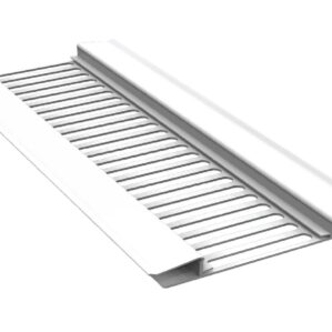 White-Continous Vent Trim-5m