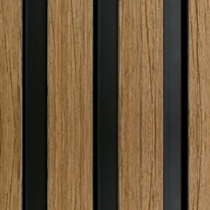 Natural Oak Premium Sulcado Waterproof Wall Panel-300mm x 2.6m