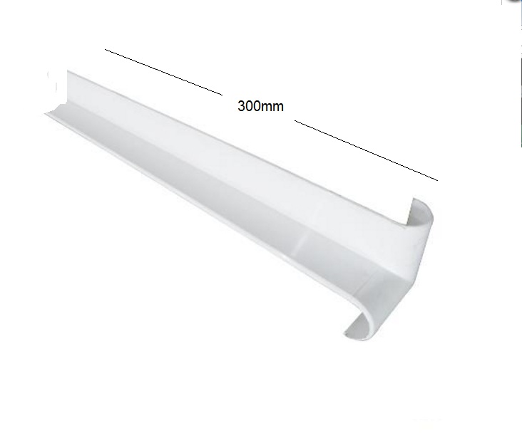 White Round Edge Full Replacement Fascia Board 18mm Thickness - 90 Degree Internal Fascia Corner