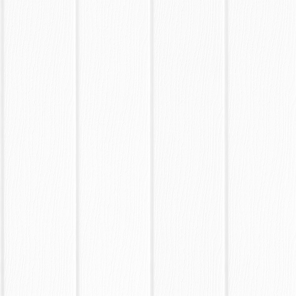 White Durasid Vertical External Embossed Cladding 167mm