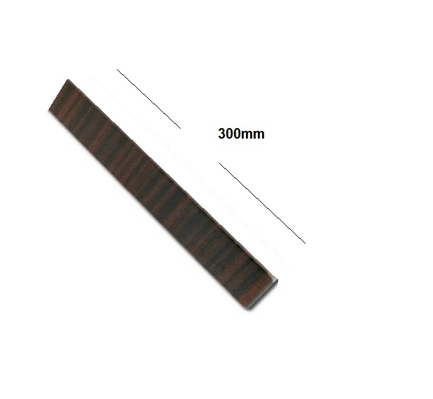 Mahogany Fascia Board End Cap Subtle Grained