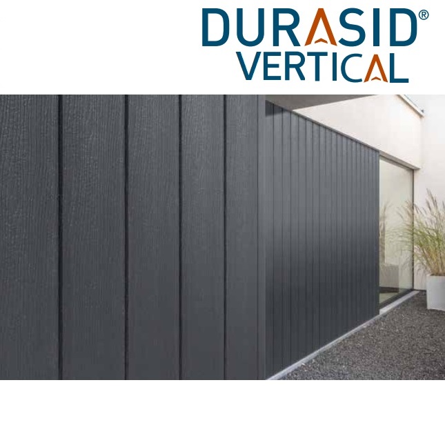 Anthracite Grey Durasid Vertical External Embossed Cladding