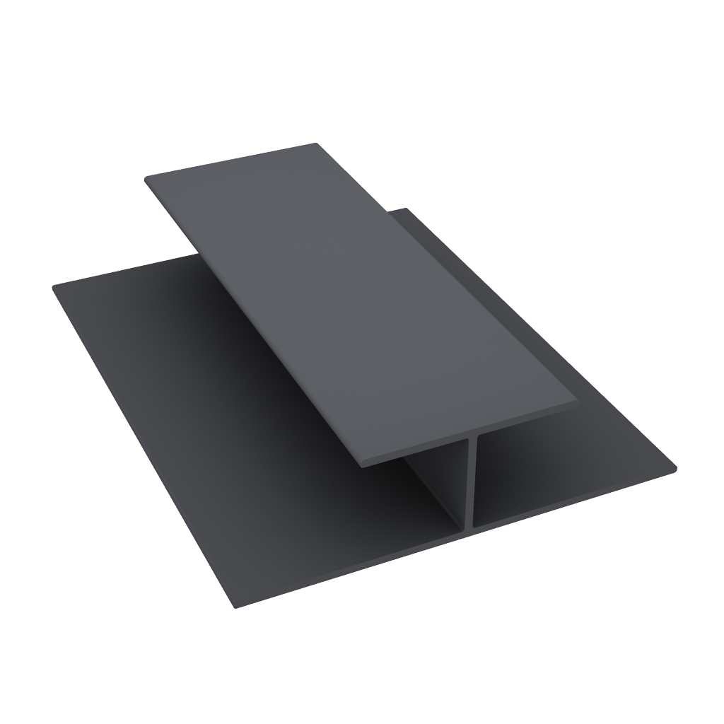 Anthracite Grey Cladding Upvc Jointing Trim-3m