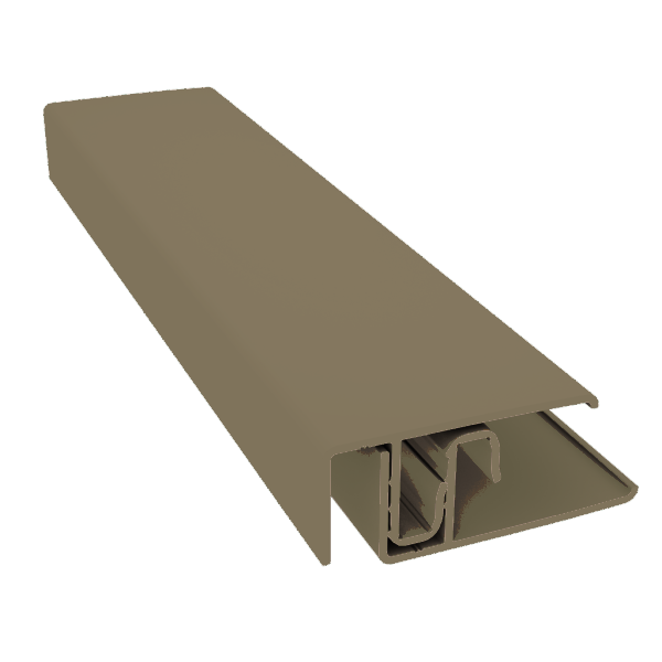 Woodland Grey-Aluminium-2-Part Edge Trim-3m