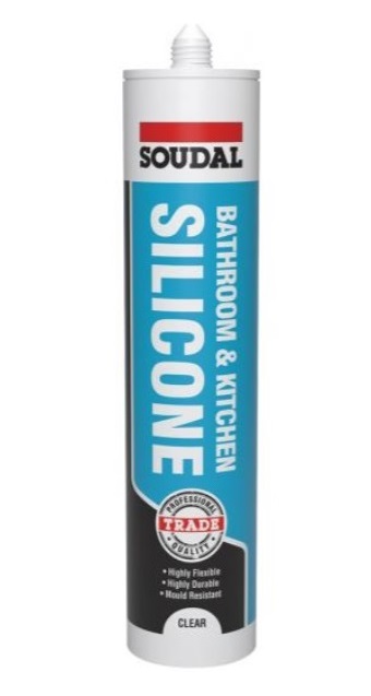Clear Bathroom & Kitchen Sealant 290ml