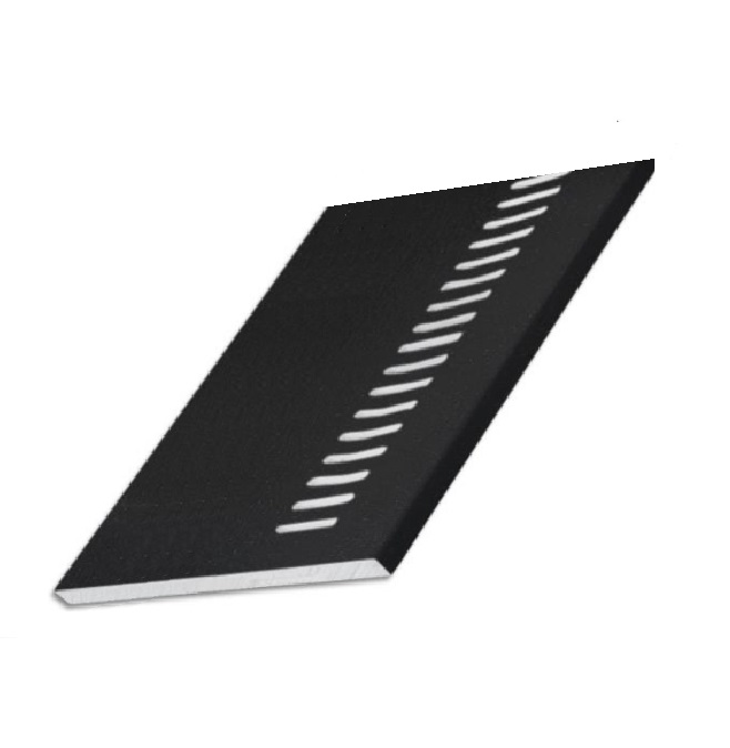 Black Ash Subtle Grained Finish-Vented Soffit Board-150mm x 5m