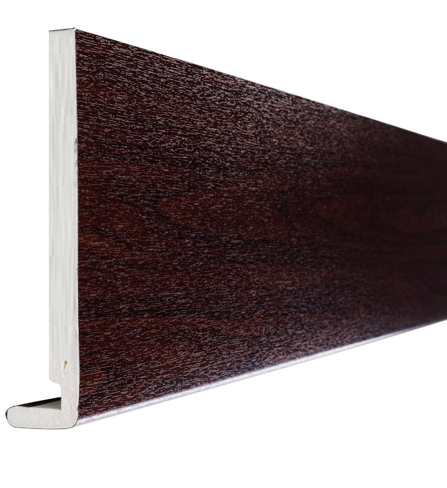 Rosewood Full Replacement Fascia Board 250mm x 5m x 18mm Thickness Subtle Grained