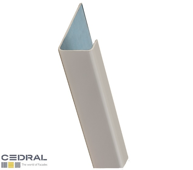 CEDRAL-Cladding Connection Profile 3m-Silver Grey-C51