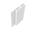 White Fortex Reveal Liner H Joint Trim