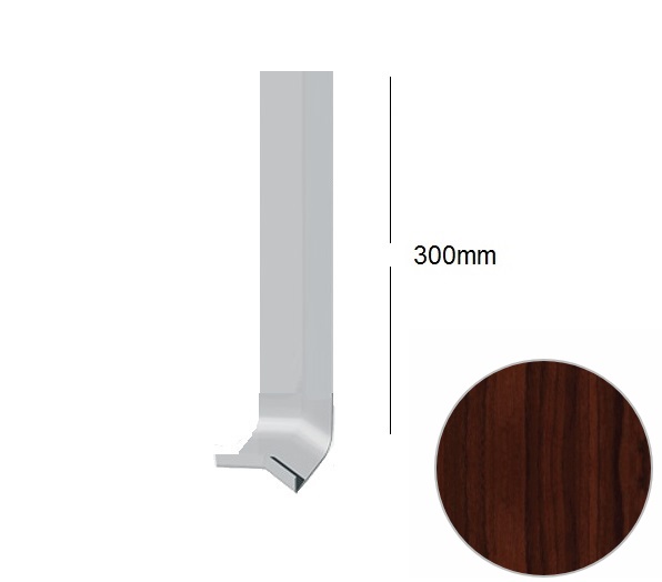 Rosewood Fascia Board External-135 Deg Joint Subtle Grained