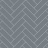Monument Grey Herringbone Tile  Waterproof Laminated Shower Wall Panels