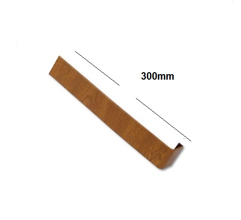 Golden Oak Fascia Board Single Joint Subtle Grained