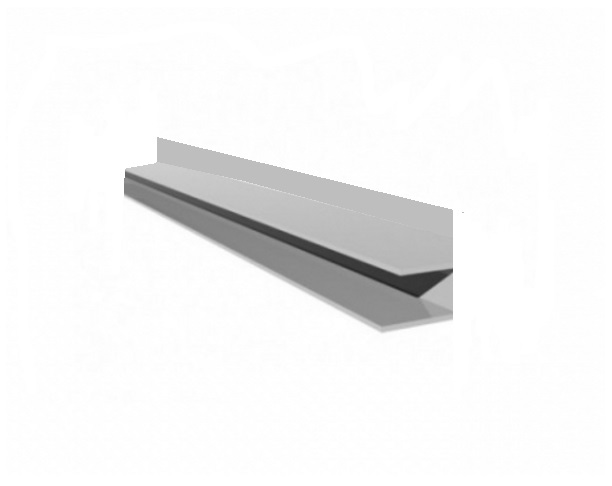 Black Soffit Board-F Section Trim-Smooth Black Finish-5m