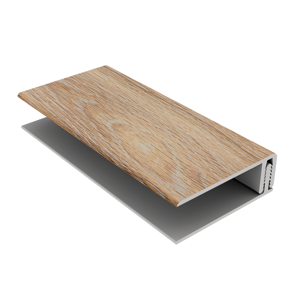 Barnwood Grey-2-Part Edge Trim Upvc-3m