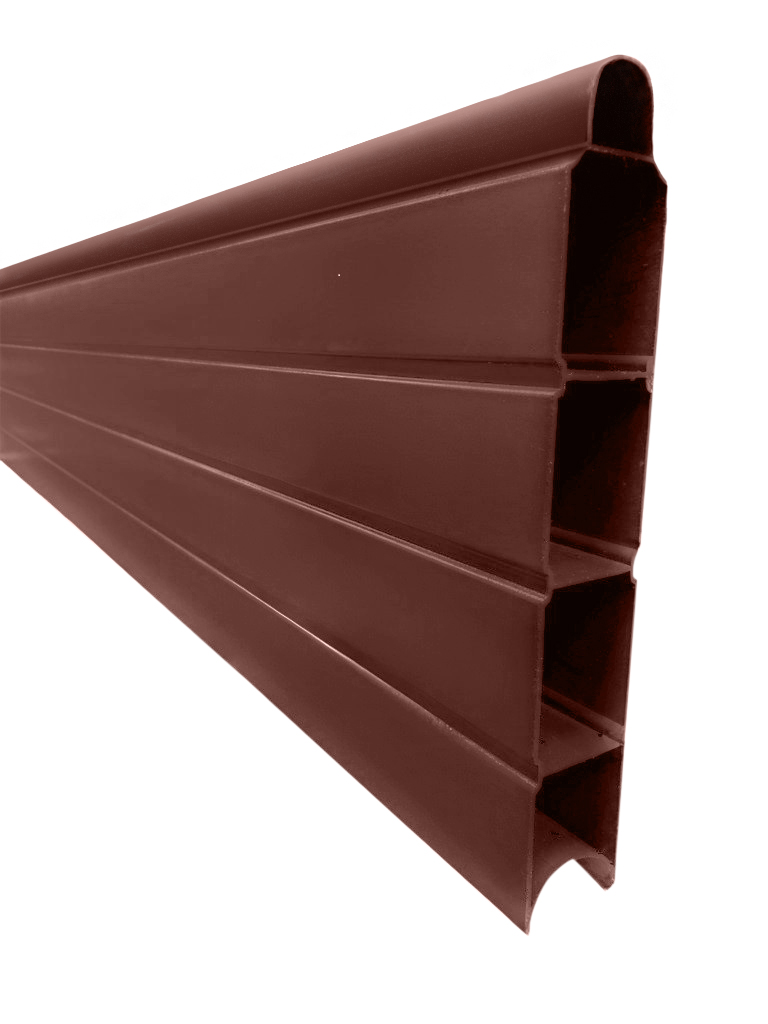 Brown Vinyl Upvc-Fencing Panel-1828mm x 300mm