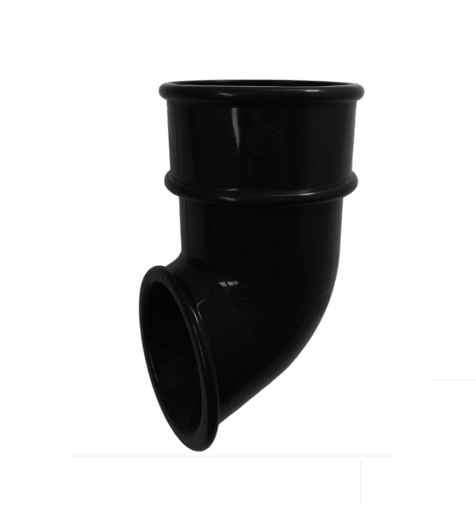 Black Round Downpipe Shoe