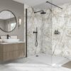Vienna White 100% Waterproof Wetwall Panels - Image 3