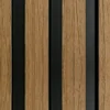 Natural Oak Premium Sulcado Waterproof Wall Panel-300mm x 2.6m