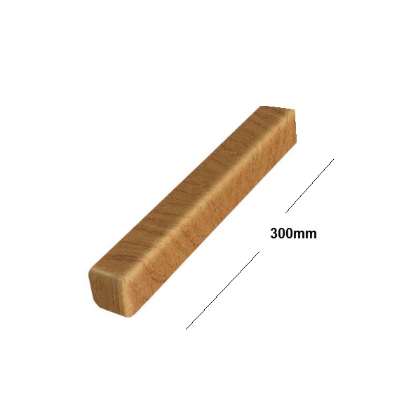 Irish Oak Square Edge Full Replacement Fascia Board 18mm Thickness Subtle Grained - Fascia Corner Single