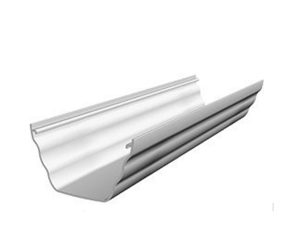 White Ogee Guttering - Gutter 4m