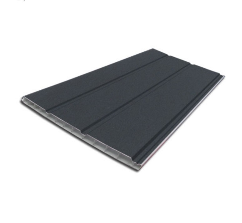 Anthracite Grey - Hollow Soffit Board-300mm x 5m- Smooth Gloss Finish