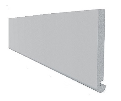 White Round Edge Full Replacement Fascia Board 18mm Thickness - 225mm Fascia Board