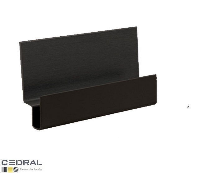 CEDRAL-Click-Cladding Lintel Profile 3m-Forest Grey-C60