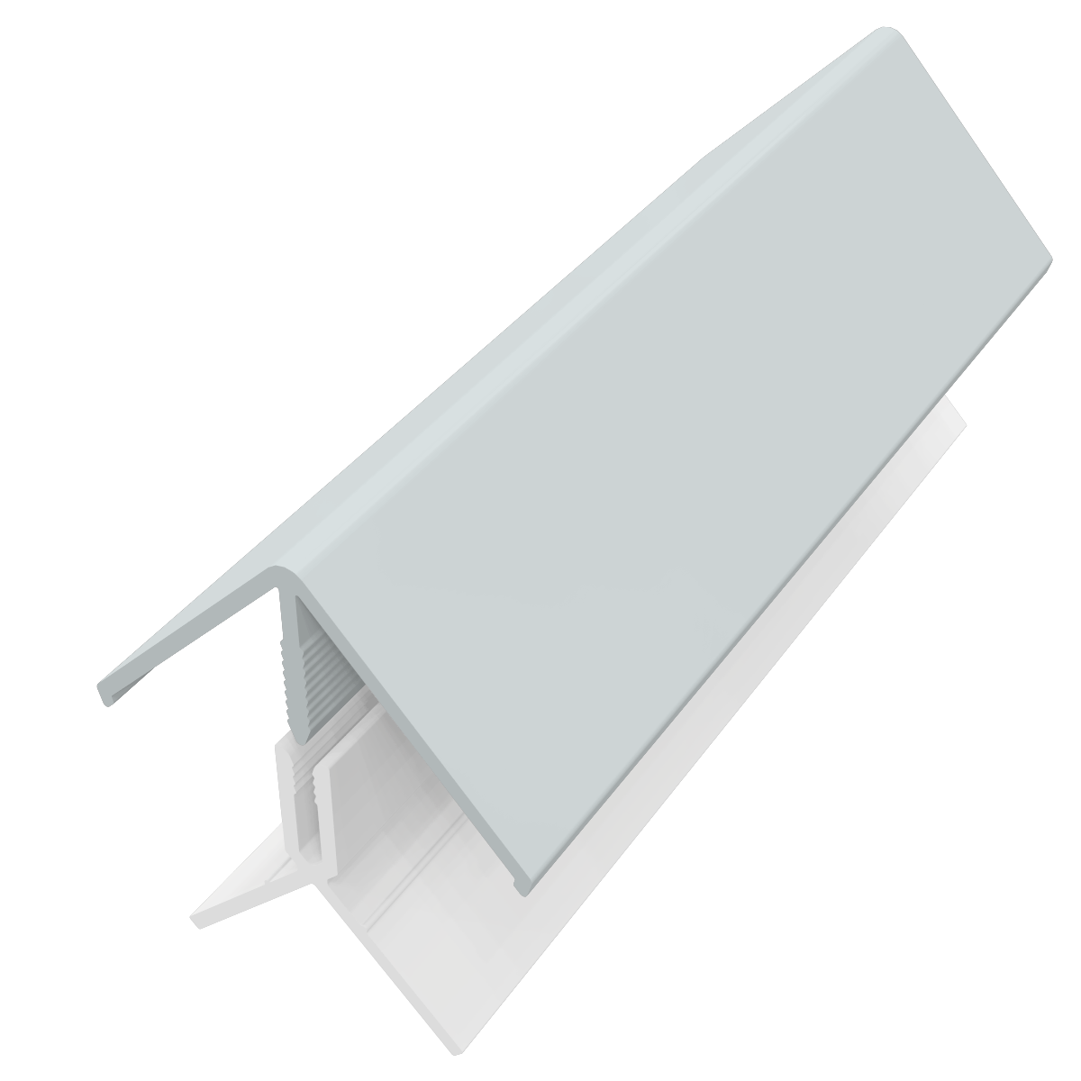 Pale Blue Fortex 90° External 2 Part Corner Trim