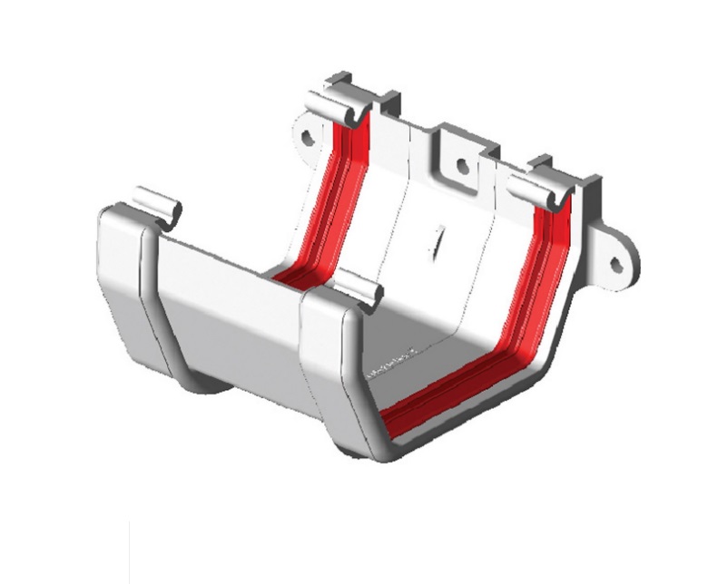 White Squareline Guttering - Gutter Union