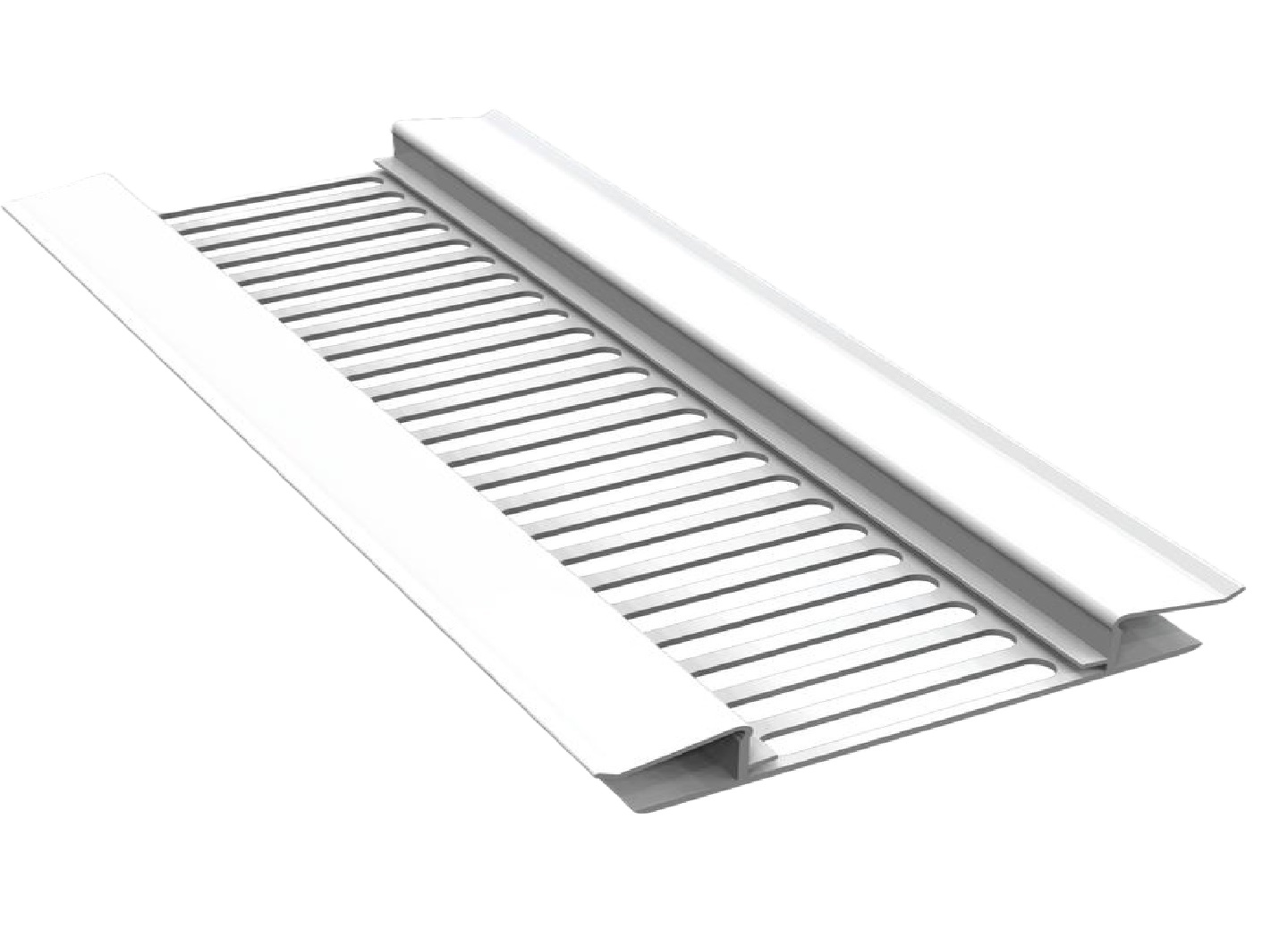 White-Continous Vent Trim-5m