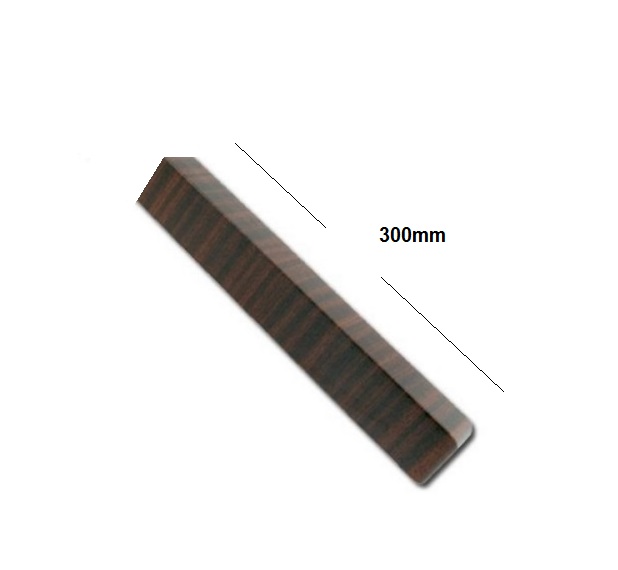 Mahogany Fascia Board Single Corner Subtle Grained