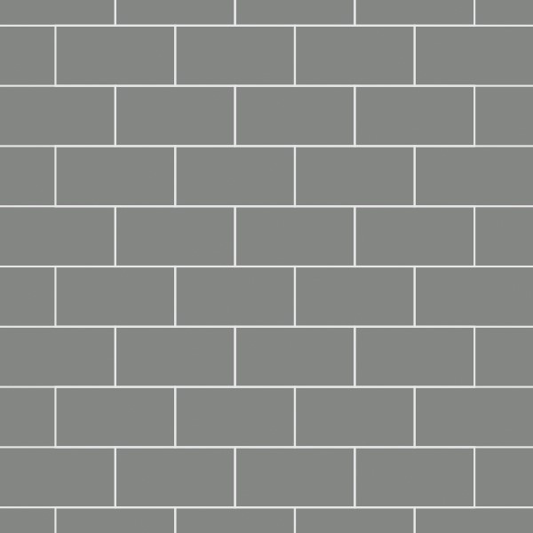 Dust Grey Metro Tile Waterproof Laminated Shower Wall Panels