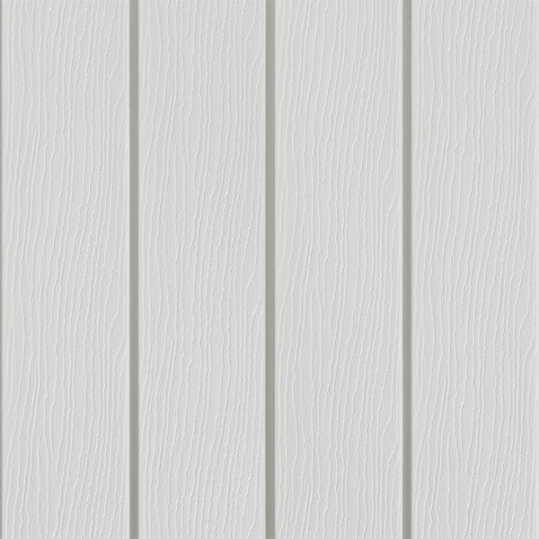 Light Grey Durasid Vertical External Embossed Cladding 167mm