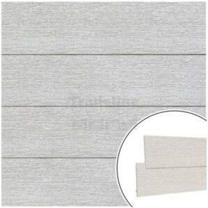 Durasid Silver Natural Textured Upvc Cladding 167mm x 5m