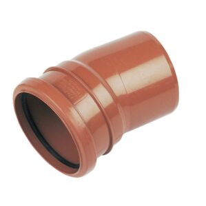 Underground 110mm-15° Single Socket Bend