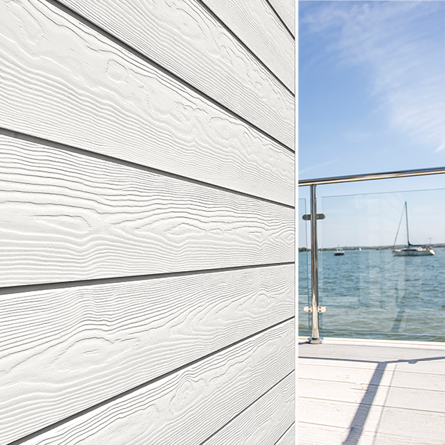 CEDRAL-Click Cladding Textured-Smooth Finish External Cladding-Silver Grey-C51