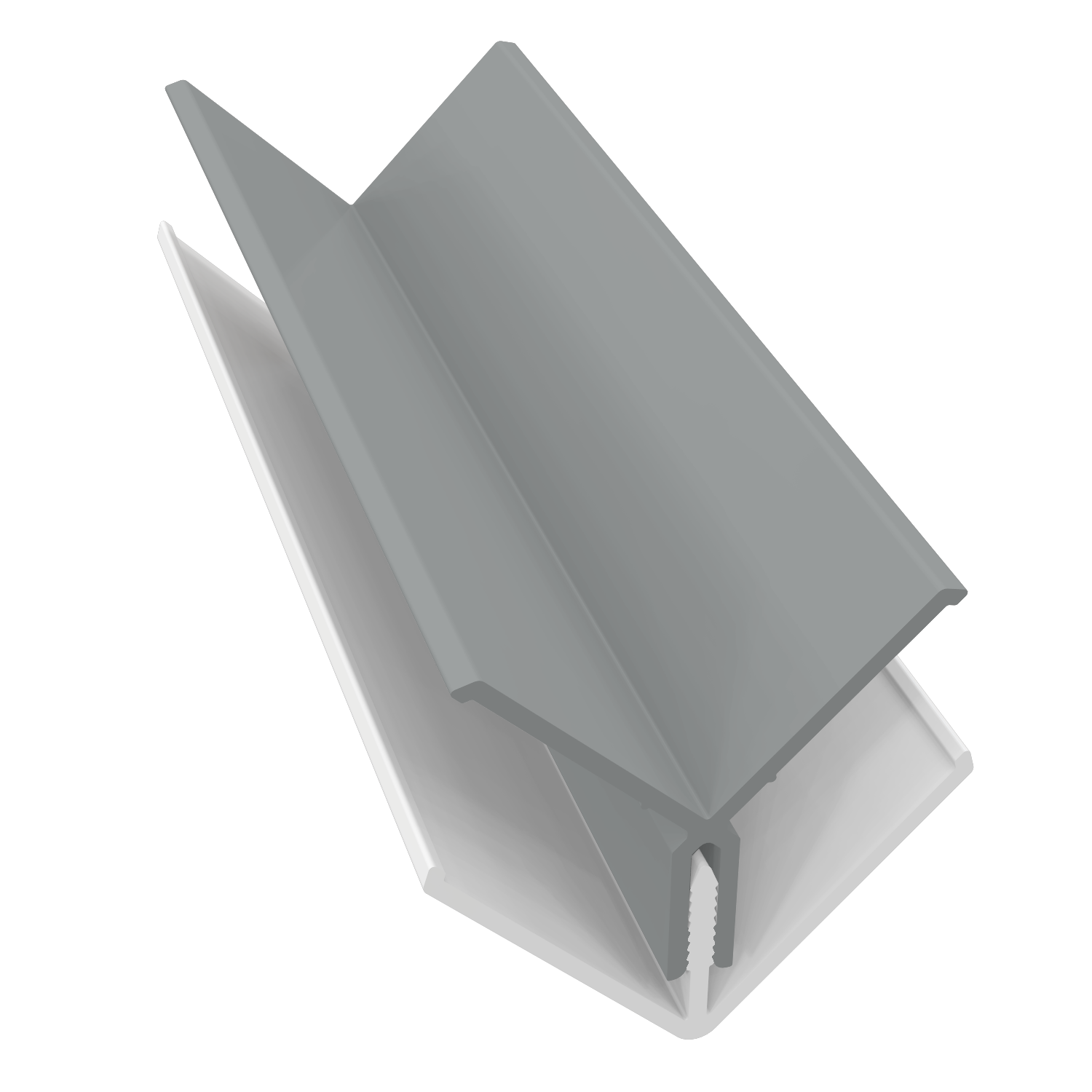 Storm Grey Fortex 90° Internal 2 Part Corner Trim