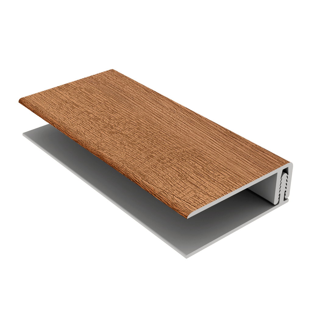 Woodland Oak-2-Part Edge Trim Upvc-3m