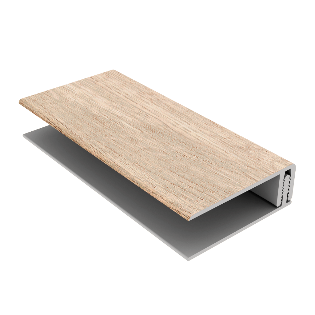 Sheffield Oak-2-Part Edge Trim Upvc-3m